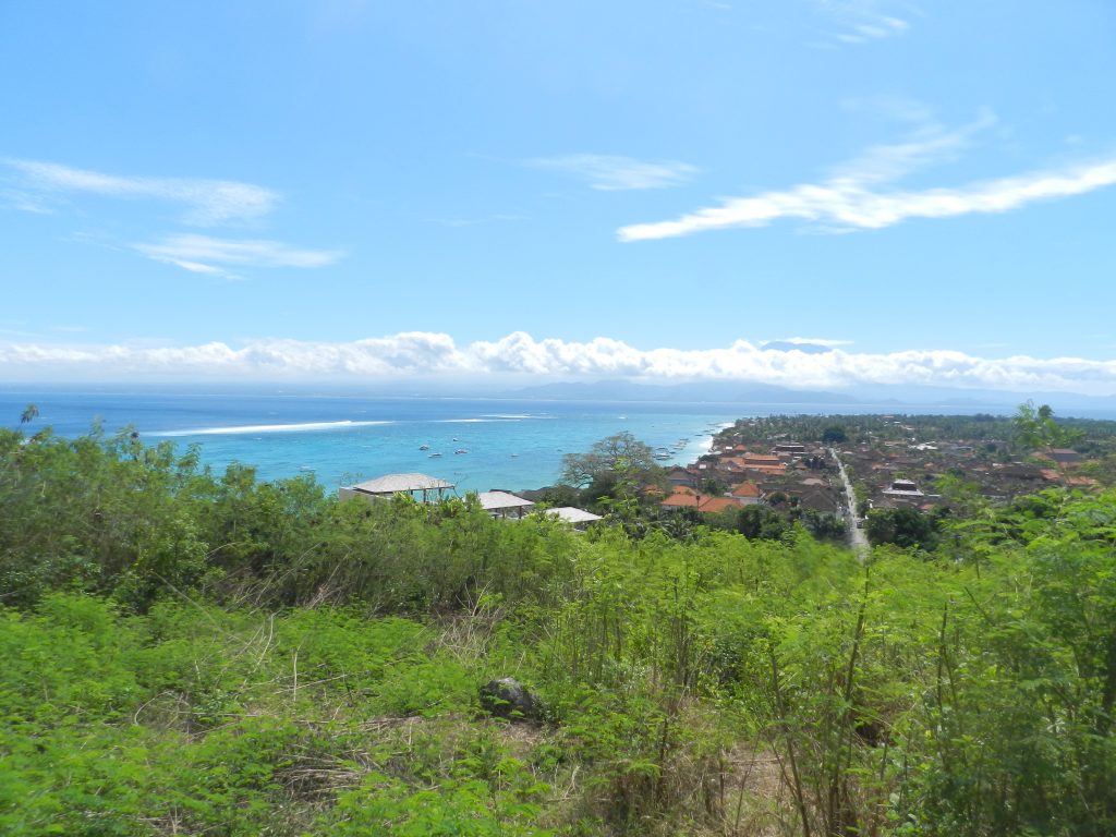 Panorama view nusa lembongan