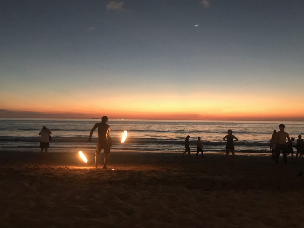 sunset horizon koh lanta fireshow