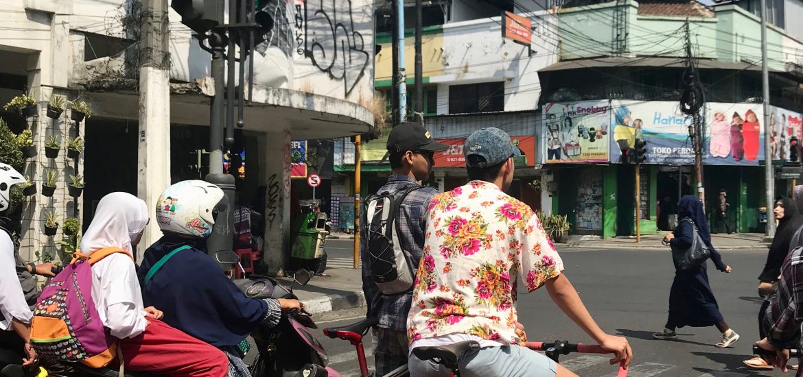 Bandung fiets verkeer