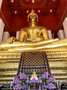 ayutthaya tempel bhudda gold