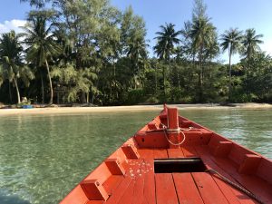 boat lonely beach koh rong